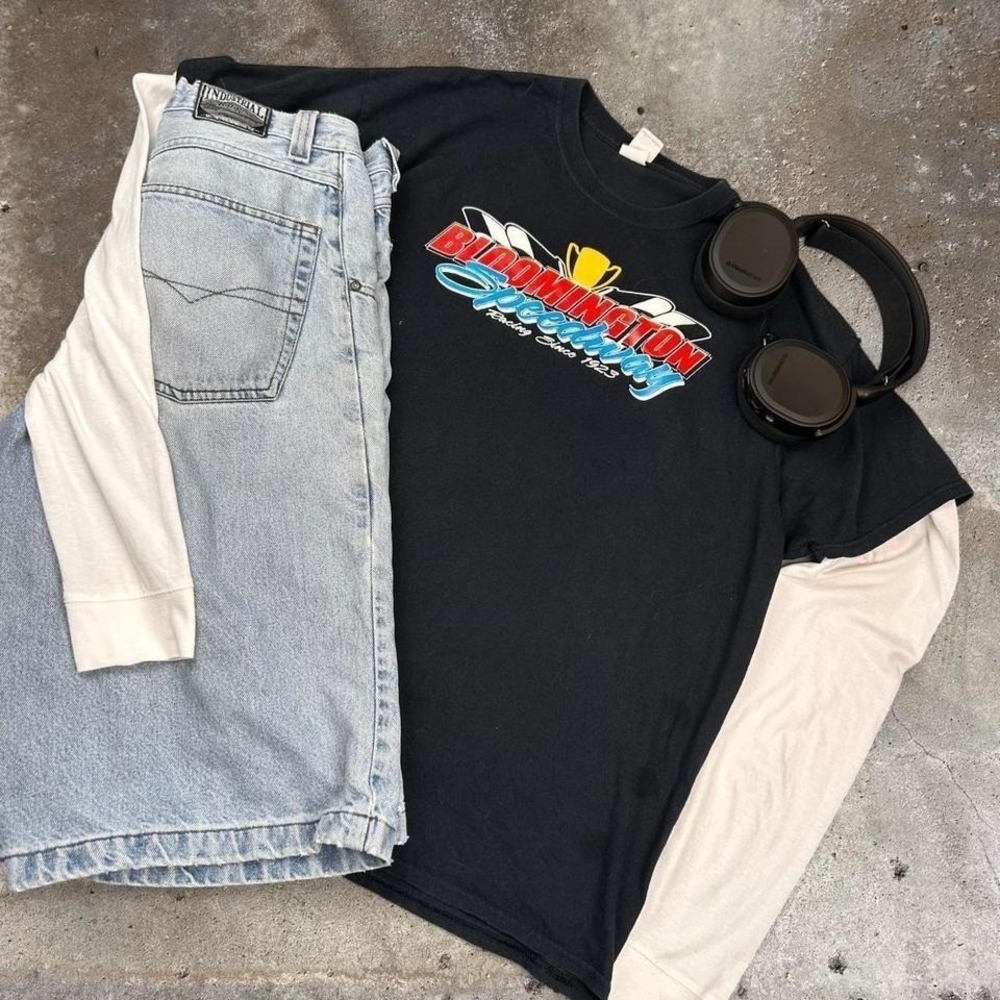 y2k car racing tee grunge racingβ racetrack summertime y2k school size XL